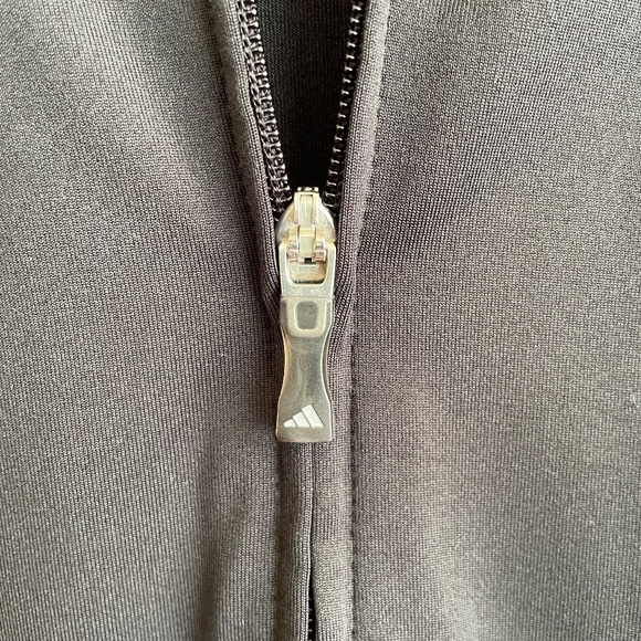 Adidas Women’s Full Zip Track Jacket Size S BLACK/Pink Stripes RN88387 CA40312 - Picture 3 of 11